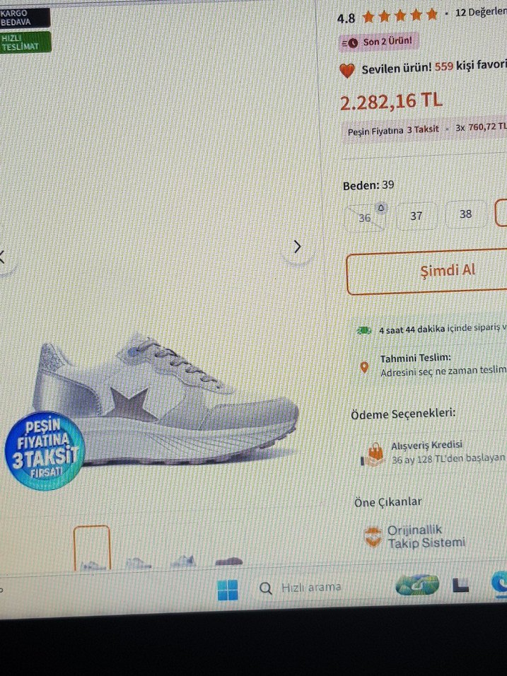 Nine West Kadın Spor Ayakkabı - Görsel 2