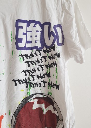 Renkli Baskılı Tişört - Görsel 6