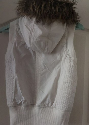 Beyaz Kadın Yelek - Görsel 3