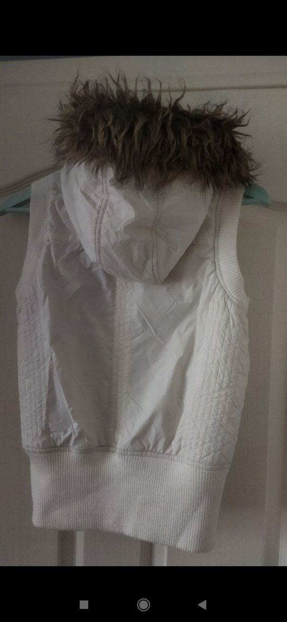 Beyaz Kadın Yelek - Görsel 3