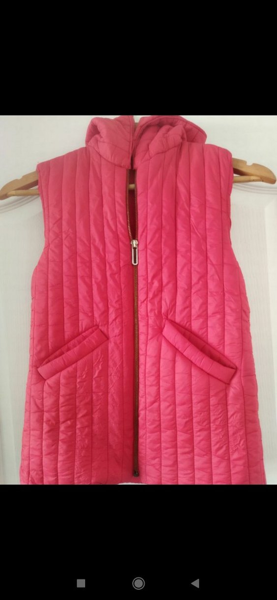 kırmızı Fermuarlı cocuk Yelek - Görsel 2