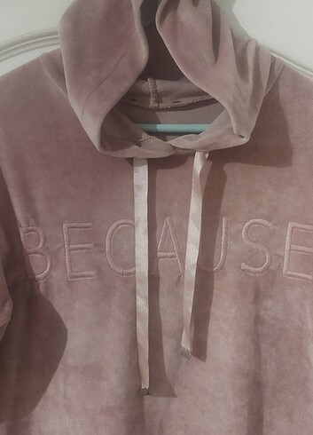 s Beden DeFacto kadife sweatshirt