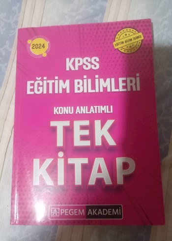 KPSS Eğitim Bilimleri Konu Anlatımlı Kitap 2024