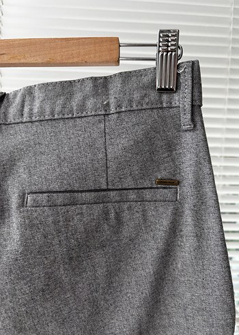 Gri Regular Fit Erkek Ofis Pantolonu - Görsel 5