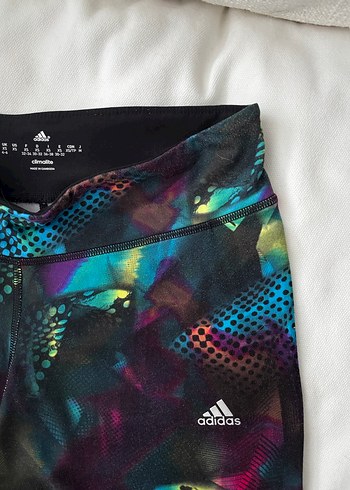 Adidas Çok Renkli Baskılı Midi Tayt - Görsel 6