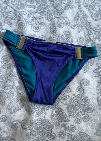 Koton Kemer Detaylı Mavi Bikini Altı