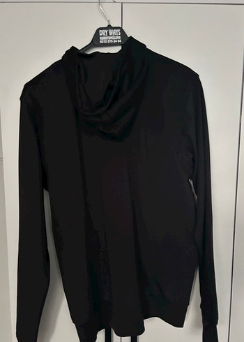 Erkek Siyah Fermuarlı Yüksek Yakalı Sweatshirt - Görsel 2