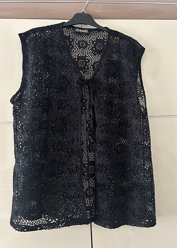 Bej Örgü Kadın Hırka Midi Boy - Görsel 13