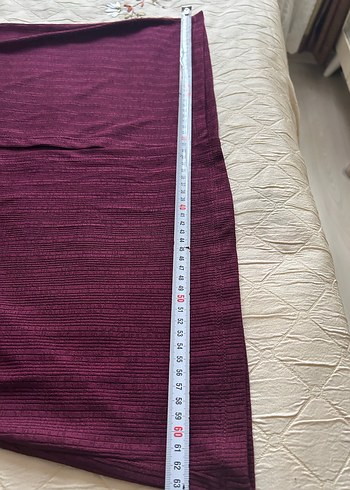 Bordo Uzun Kollarsız Salaş Yelek - Görsel 6