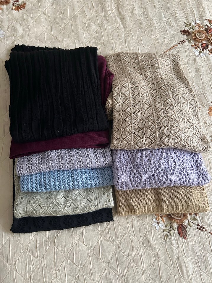 Gri V Yaka Örgü Kadın Yelek - Görsel 5