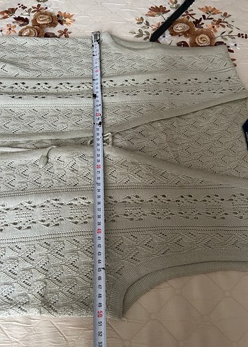 Kızlar için Bohem Örgü İnce yelek - Görsel 4