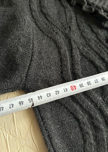 Düğmeli Siyah Midi Kadın Hırka - Görsel 6