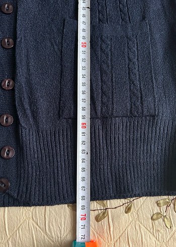 Siyah Düğmeli Midi Kadın Hırka - Görsel 5