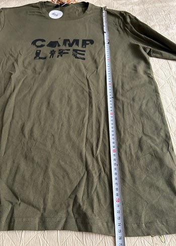 Erkek Haki Uzun Kollu Sweatshirt - Görsel 4