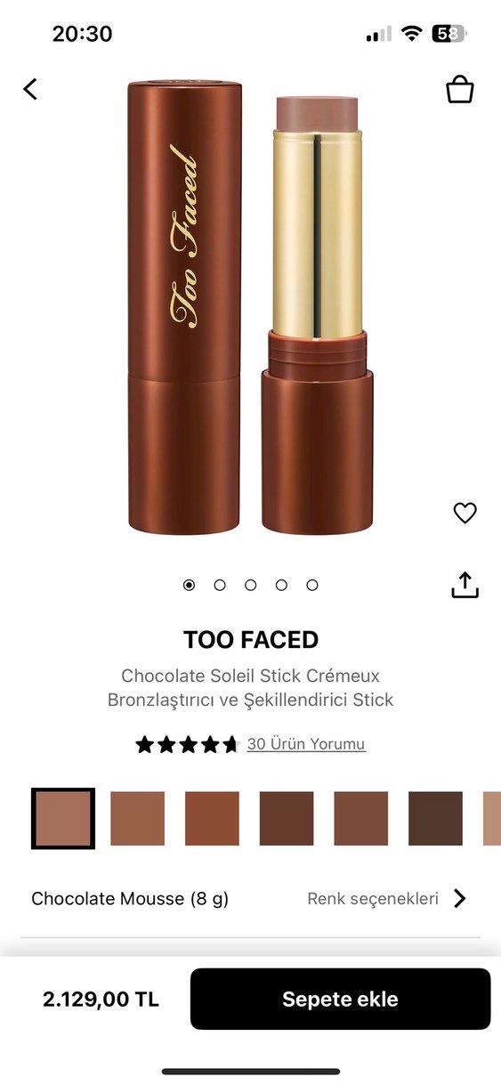 Too Faced kontür stick - Görsel 3