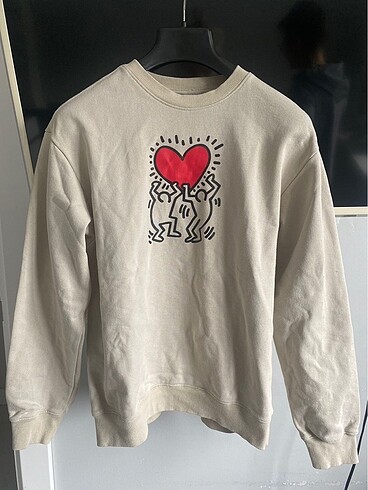 Keith Haring bej sweatshirt