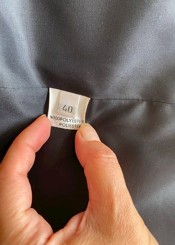 Düğmeli siyah Kadın spor ceket - Görsel 4