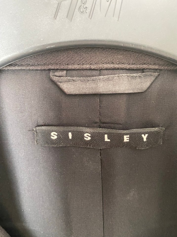 Düğmeli siyah Kadın spor ceket - Görsel 2