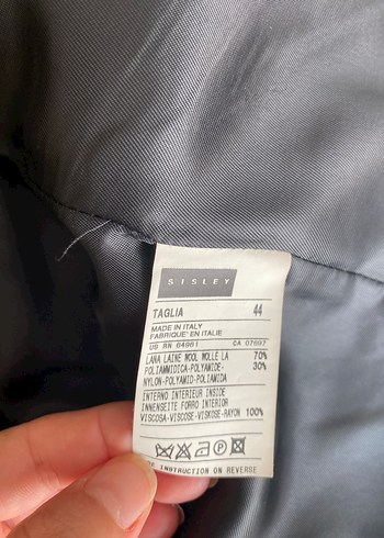 Gri Düğmeli Kadın Blazer Ceket - Görsel 5