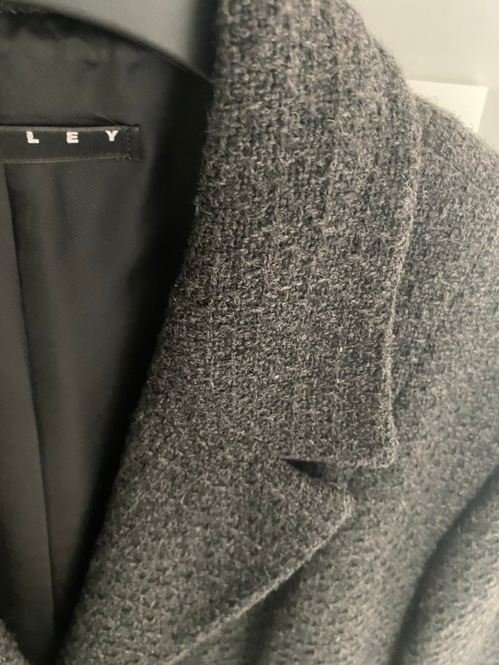 Gri Düğmeli Kadın Blazer Ceket - Görsel 2