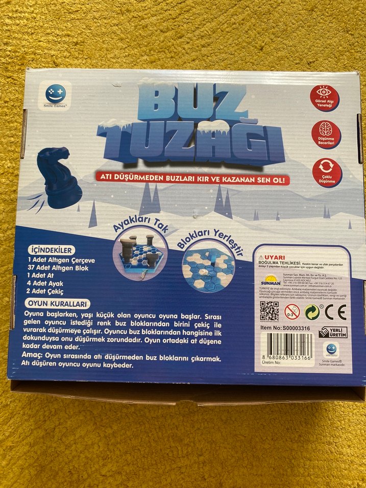 Buz Tuzağı Strateji Oyunu - Mavi - Görsel 2