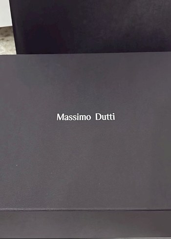 Massimo Dutti Siyah Hediye Kutusu ve Çantası - Görsel 5