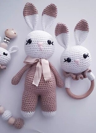 Amigurumi tavşan set 