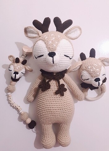 Amigurumi Geyik set 
