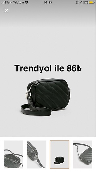 Pull & Bear Askılı Çanta