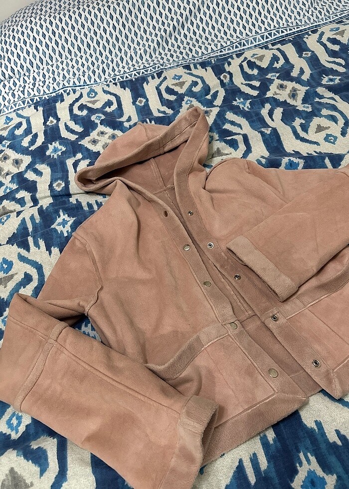 Toz Pembe mont ince - Görsel 3