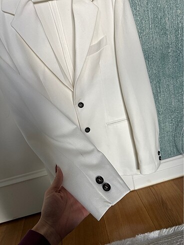 Beyaz ceket - Görsel 2