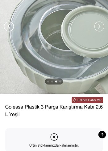 Colessa 2,6 L Yeşil Plastik Karıştırma Kabı - Görsel 3