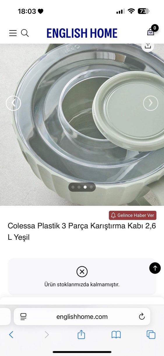 Colessa 2,6 L Yeşil Plastik Karıştırma Kabı - Görsel 3