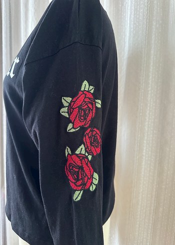 LCW Siyah Uzun Kollu Tişört - Görsel 4