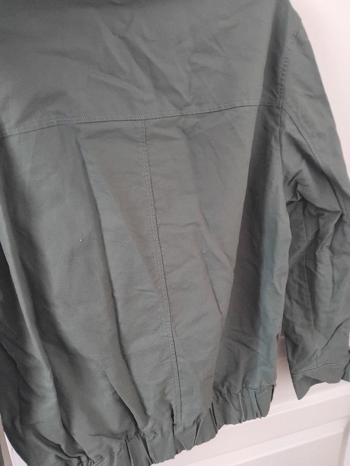 haki Düğmeli Midi Kadın Ceket - Görsel 3