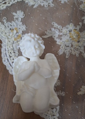 Beyaz Melek Figürin - Görsel 2