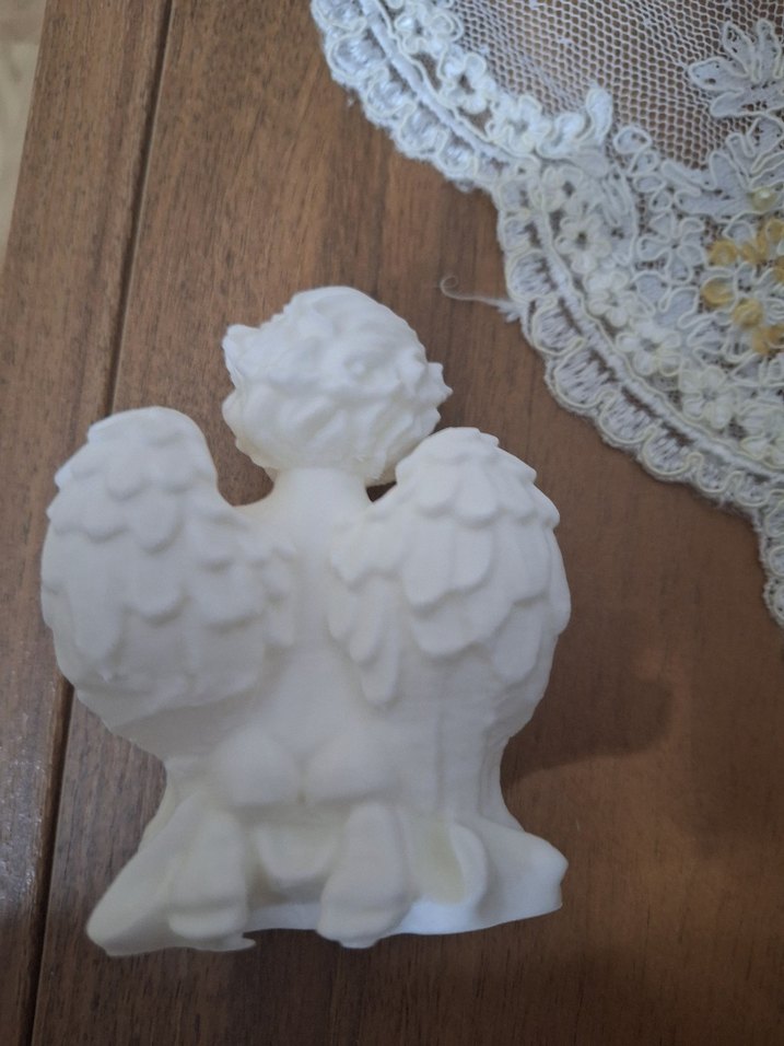 Beyaz Melek Figürin - Görsel 3