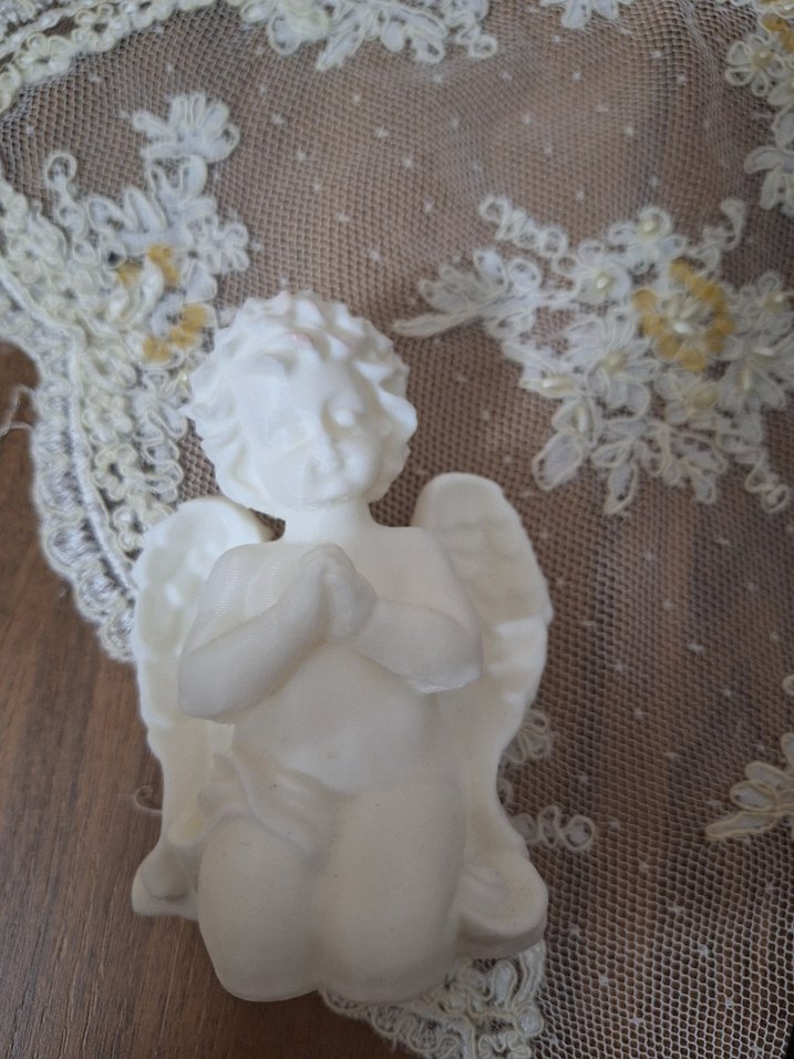 Beyaz Melek Figürin - Görsel 2