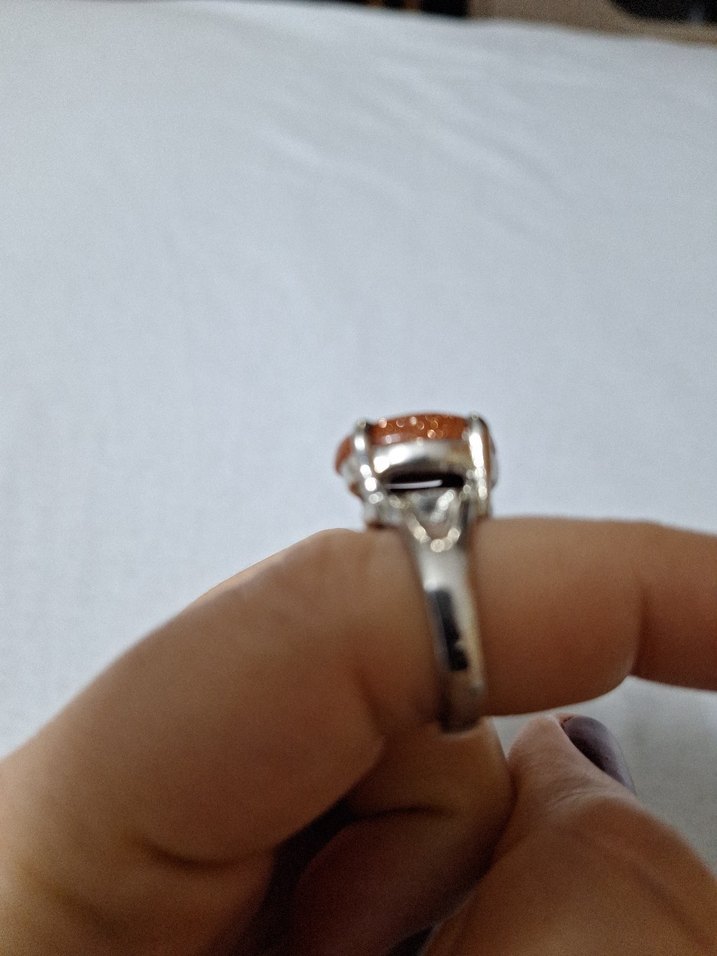 Bej Parlak Bohem Kadın Yüzük - Görsel 2