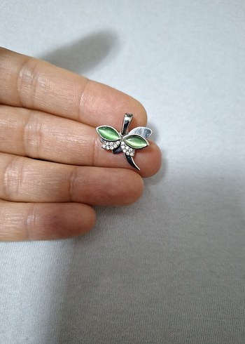 Yeşil Boncuklu Kadın kolye ucu - Görsel 3