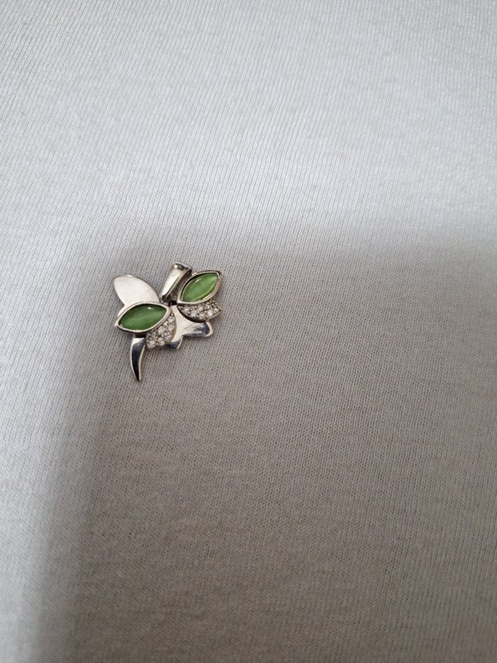 Yeşil Boncuklu Kadın kolye ucu - Görsel 5