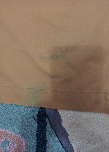 xl Beden camel Renk Kadın Keten Kemerli Mini Pantolon