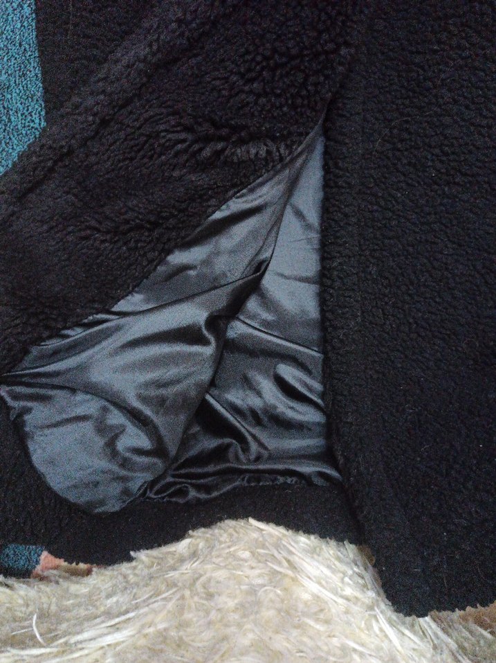 Siyah Düğmeli Midi Kadın Kaban - Görsel 5