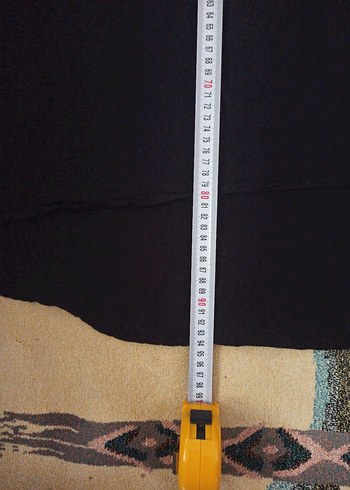 Siyah Midi Hamile Elbisesi - Görsel 2