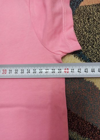 Kız Çocuk Pembe Pamuklu Tişört ve gömlek - Görsel 8