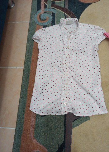 Kız Çocuk Pembe Pamuklu Tişört ve gömlek - Görsel 2