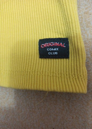 Sarı Kız Çocuk Uzun Kollu Basic Tişört - Görsel 7