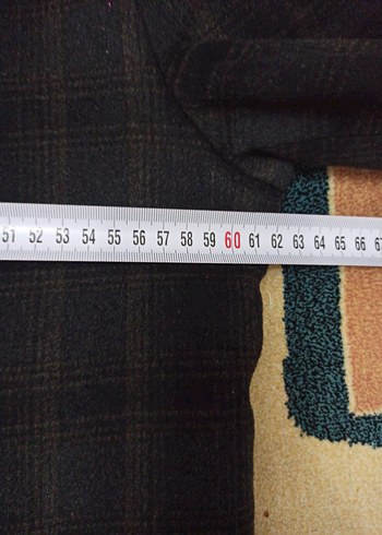 3xl Beden Düğmeli Füme Midi Erkek Yün Kaban