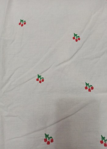 Nakışlı Beyaz Masa Örtüsü - Görsel 4