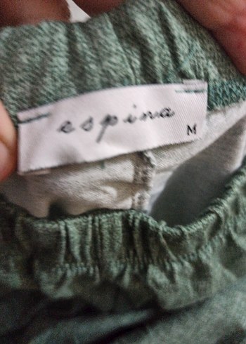 Yeşil Pamuklu Kadın kapri - Görsel 4